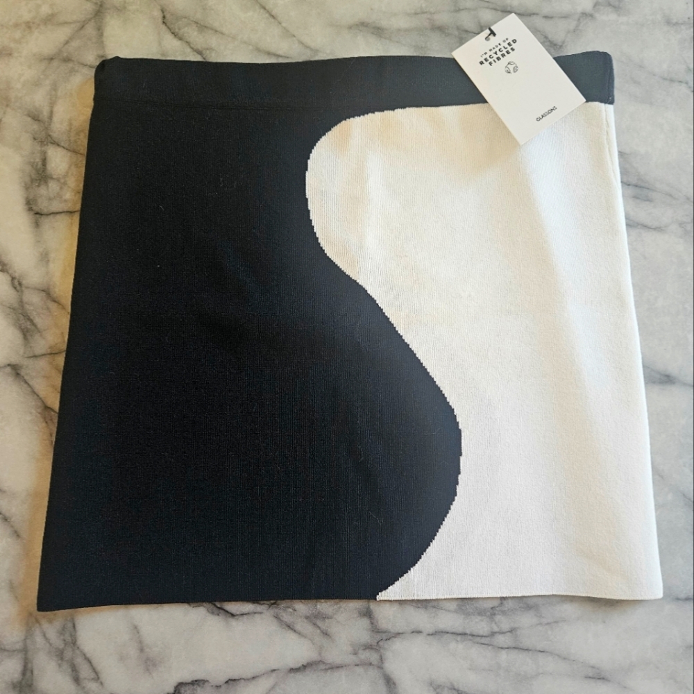 GLASSONS ying yang miniskirt